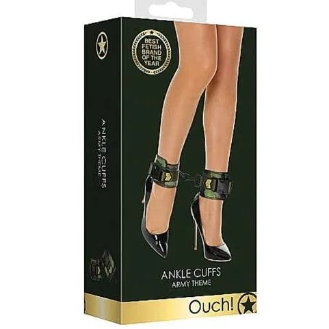 Ouch! Ankle Cuffs - Army Theme