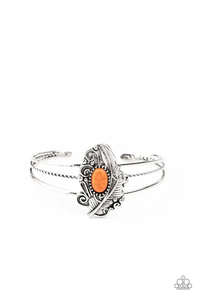 Paparazzi Bracelet ~ Sahara Solstice - Orange