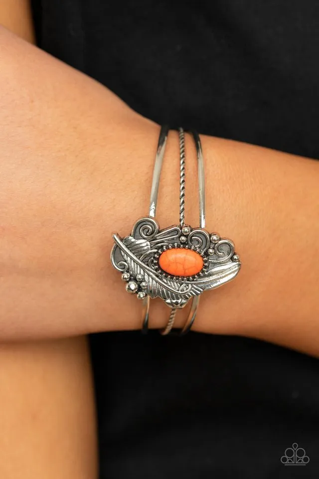 Paparazzi Bracelet ~ Sahara Solstice - Orange