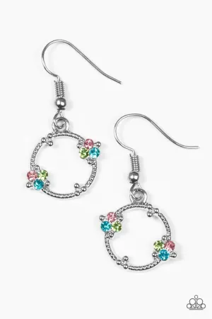 Paparazzi Earring ~ Double The Bubble - Multi