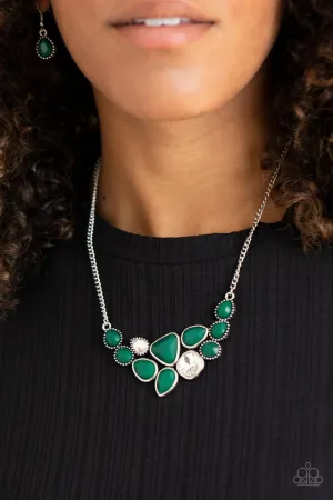 Paparazzi Necklace ~ Breathtaking Brilliance - Green