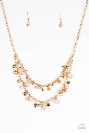 Paparazzi Necklace ~ Fashion Show Fabulous - Gold