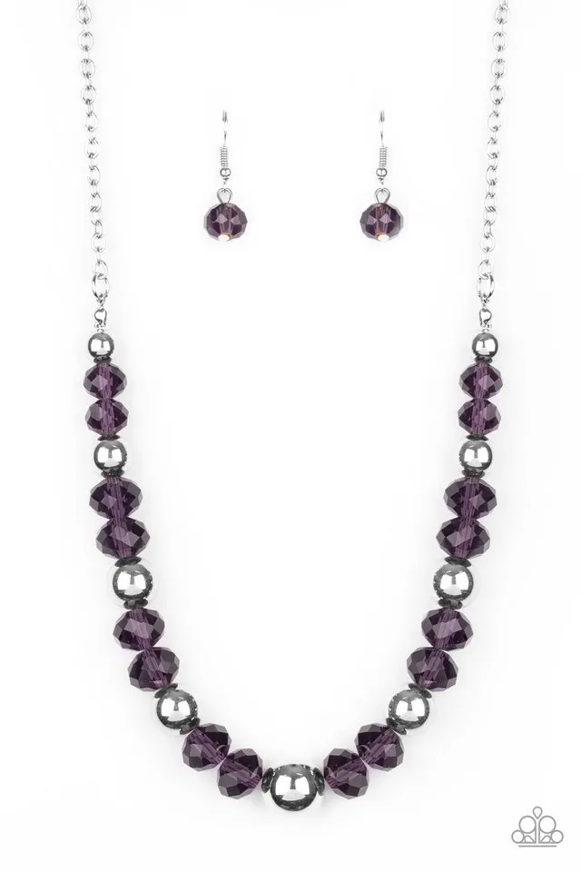 Paparazzi Necklace ~ Jewel Jam - Purple