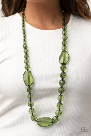 Paparazzi Necklace ~ Malibu Masterpiece - Green