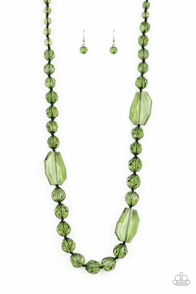 Paparazzi Necklace ~ Malibu Masterpiece - Green