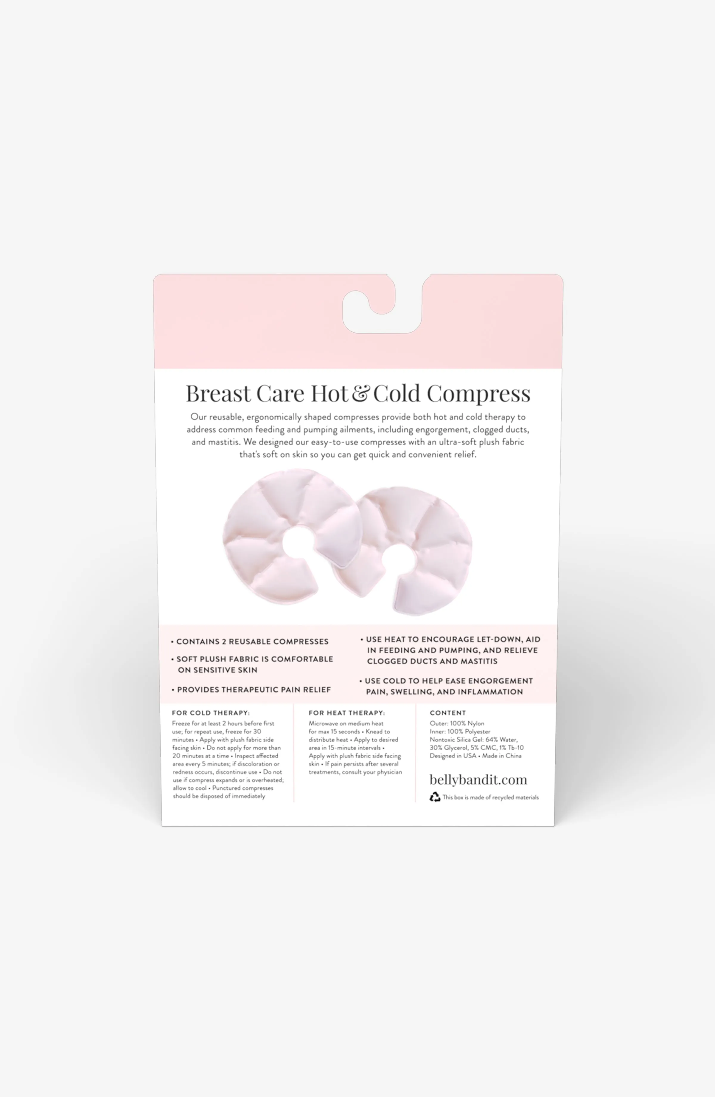 Reusable Hot & Cold Breast Therapy Gel Packs