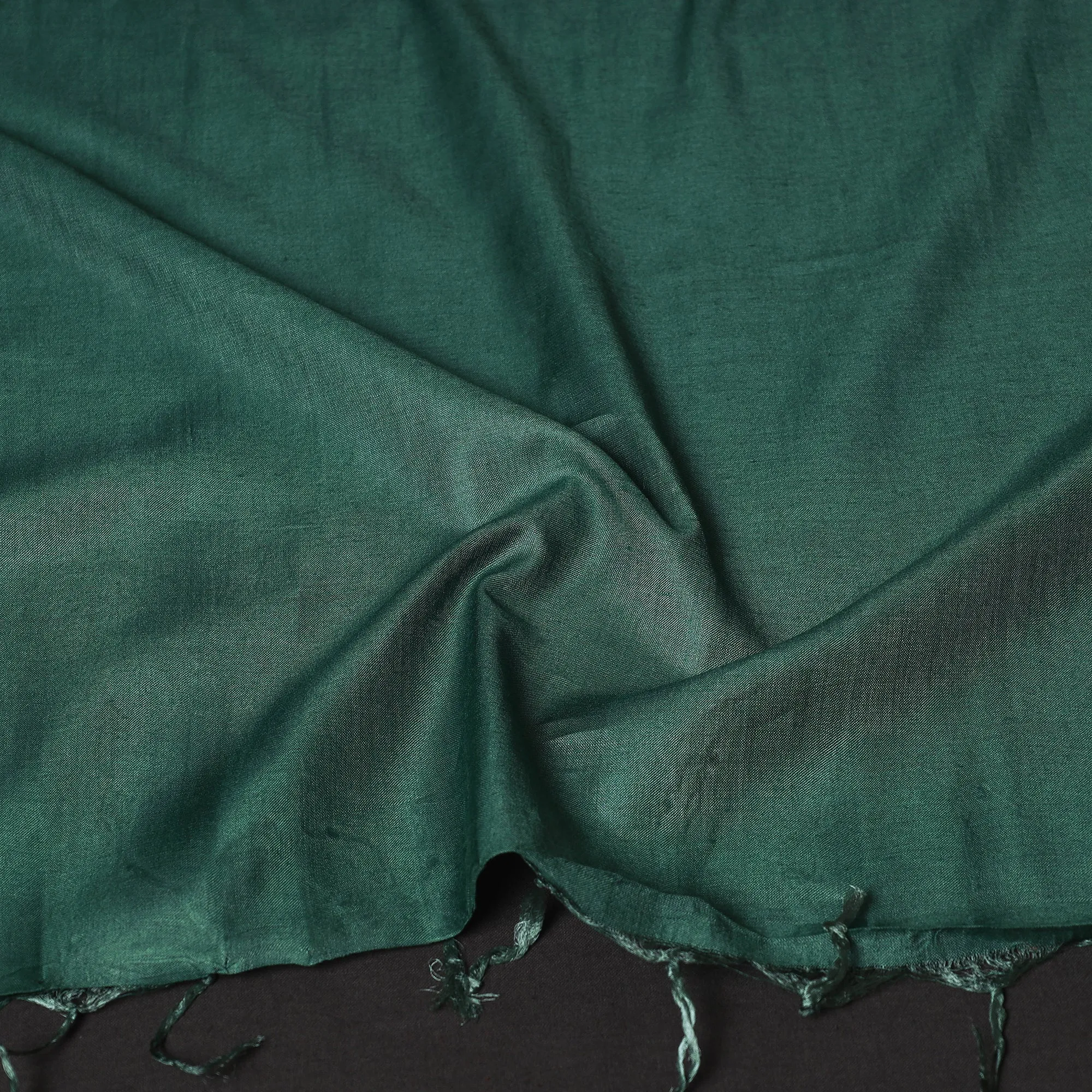 Sea Green Vidarbha Pure Tussar Silk Cotton Handloom Stole