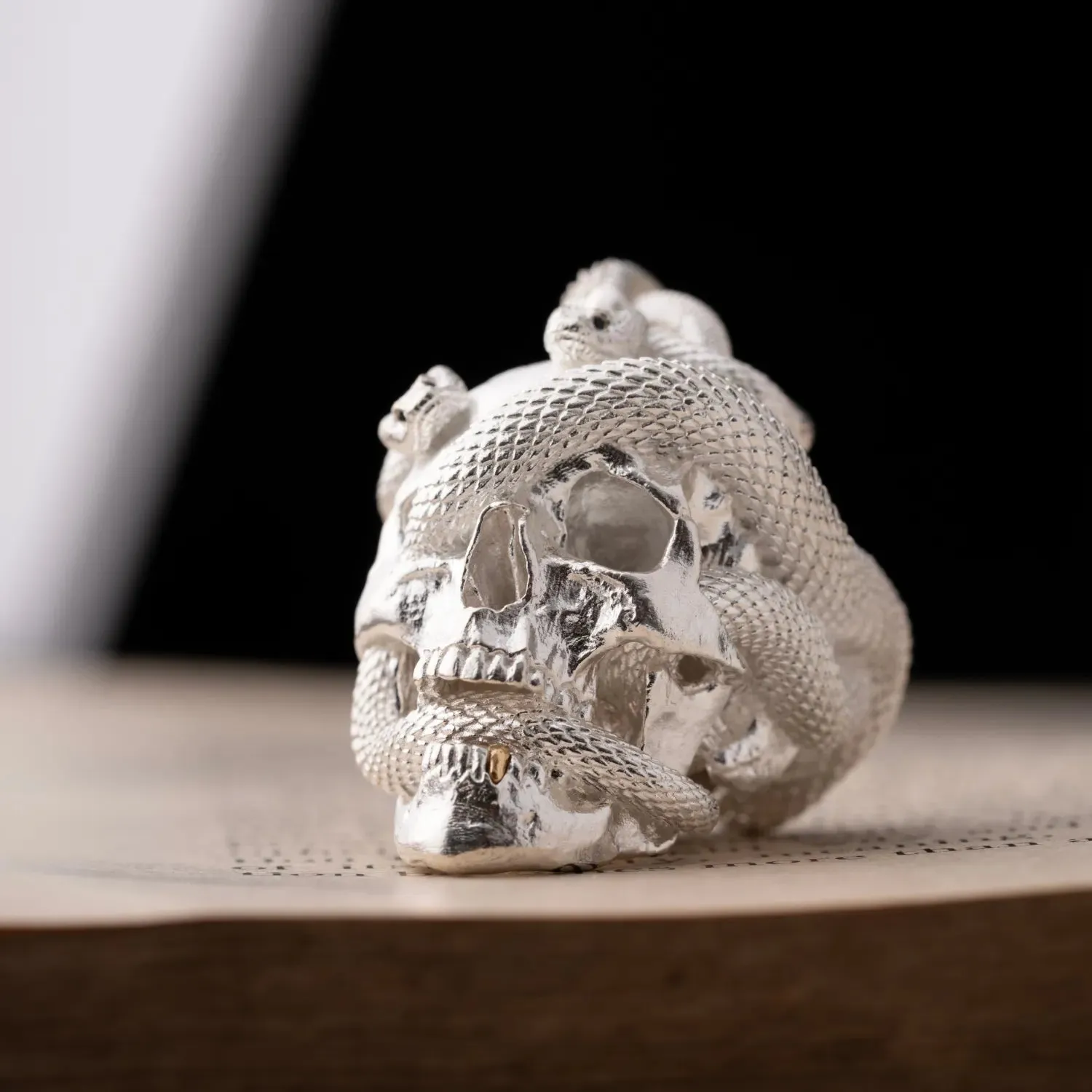 Skull & Snake Pendant