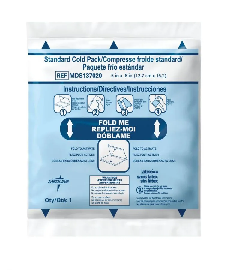 Standard Instant Cold Packs, Case of 50