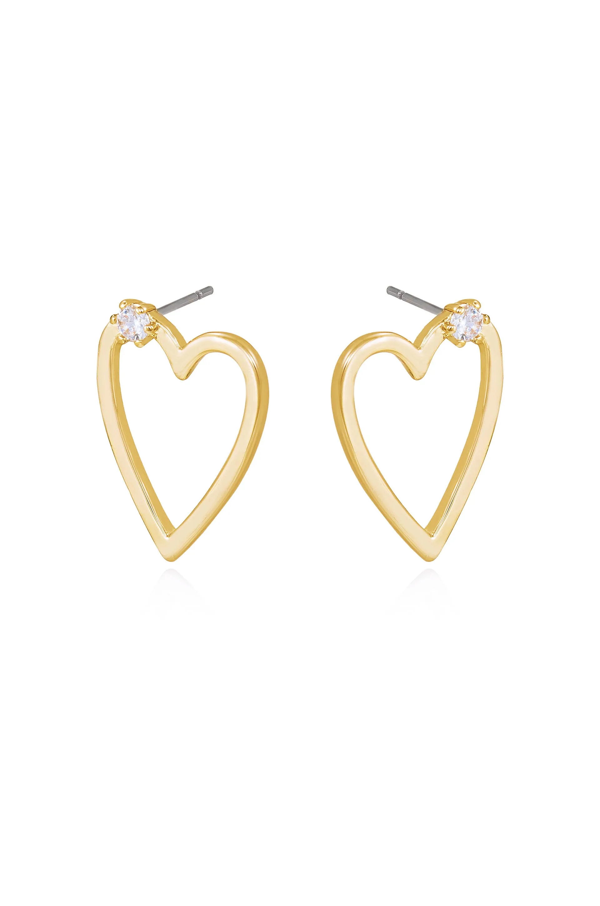 Subtle Love Heart Earrings