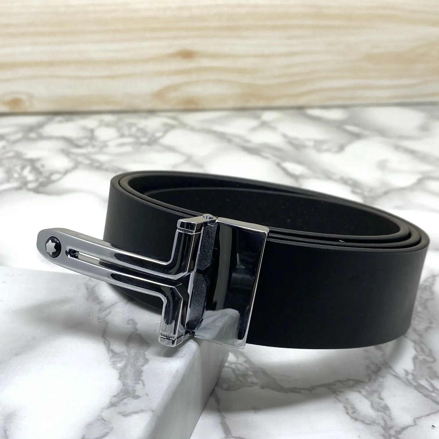 T-Shape Formal and Casual Leather Strap Belt-JonasParamount