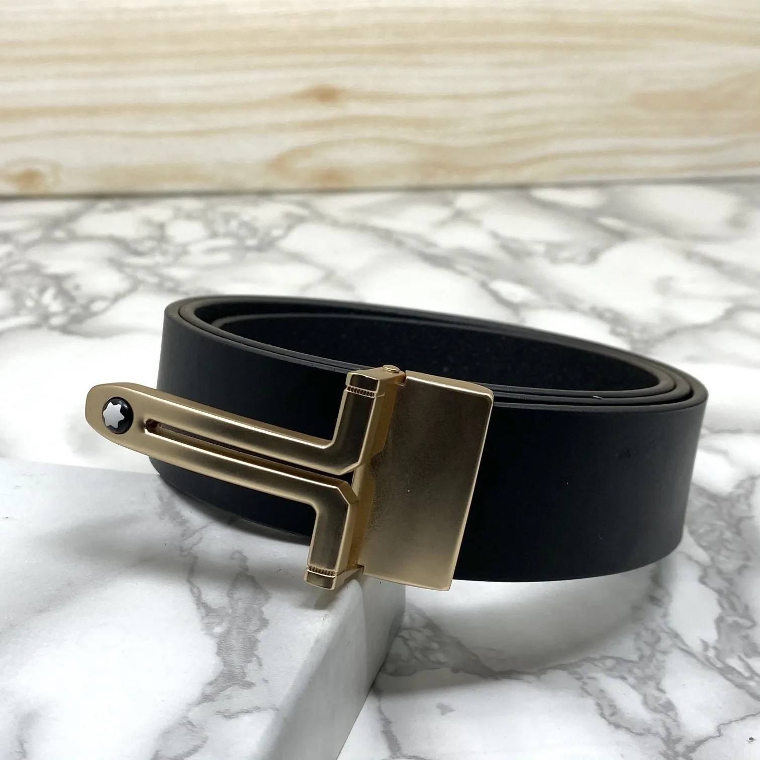 T-Shape Formal and Casual Leather Strap Belt-JonasParamount