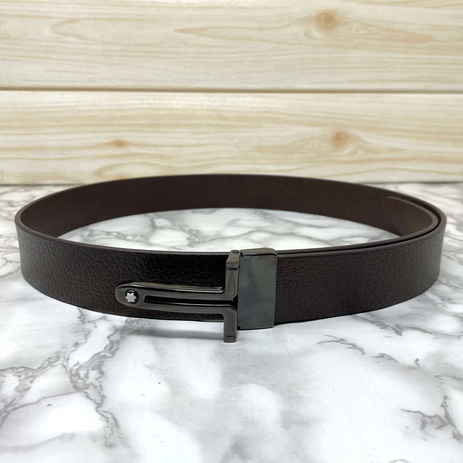 T-Shape Formal and Casual Leather Strap Belt-JonasParamount