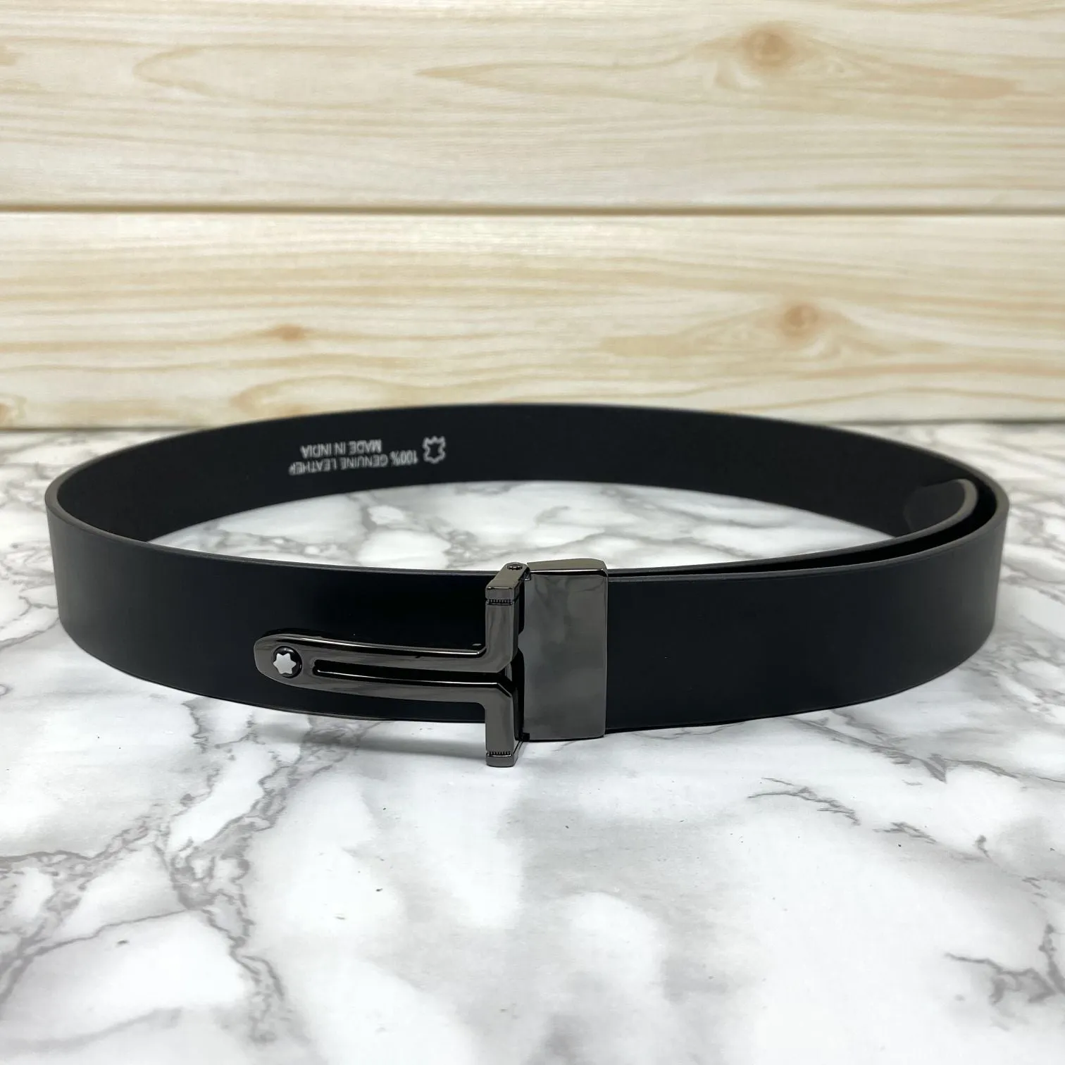 T-Shape Formal and Casual Leather Strap Belt-JonasParamount