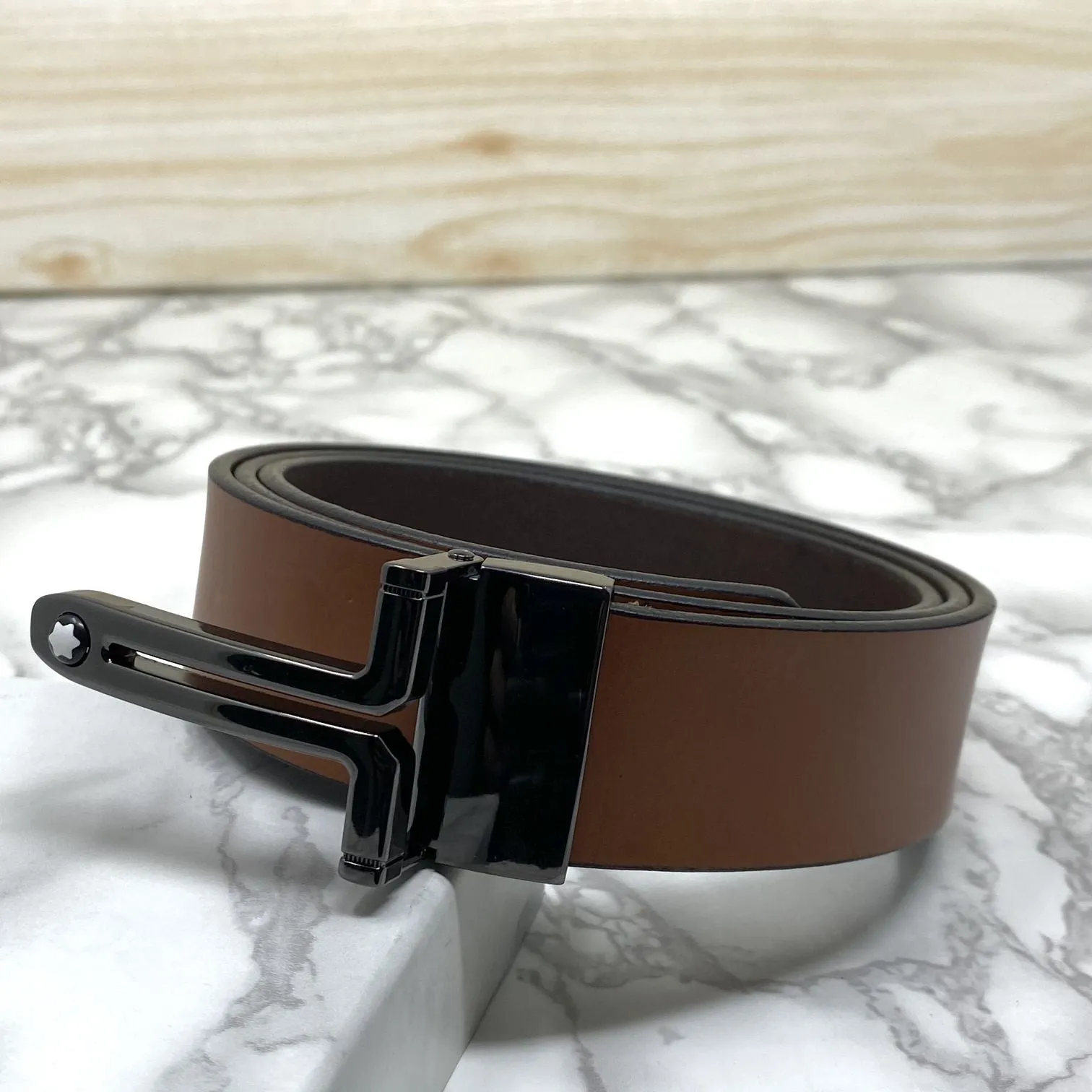 T-Shape Formal and Casual Leather Strap Belt-JonasParamount