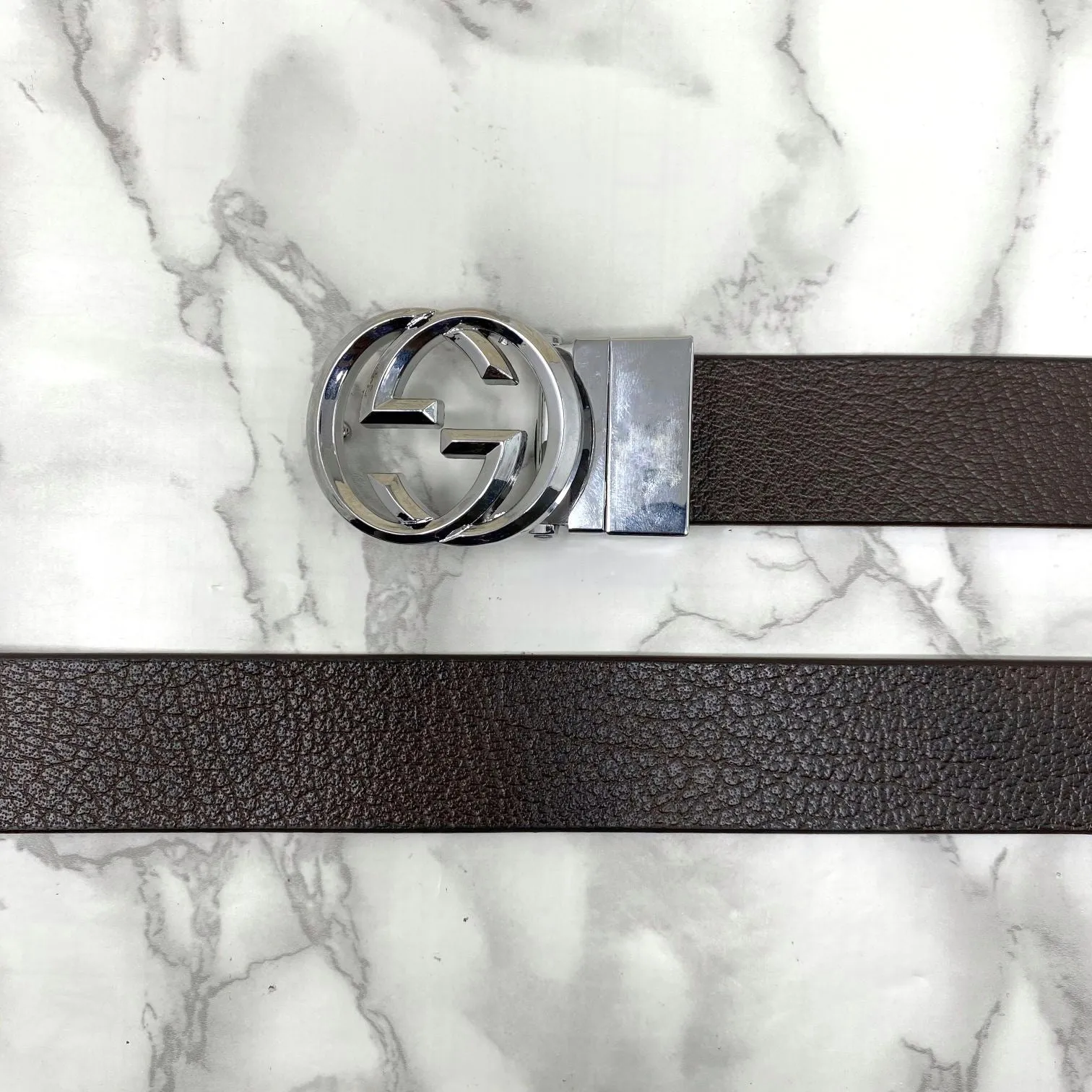 Trendy Round Leather Strap Belt For Men-JonasParamount