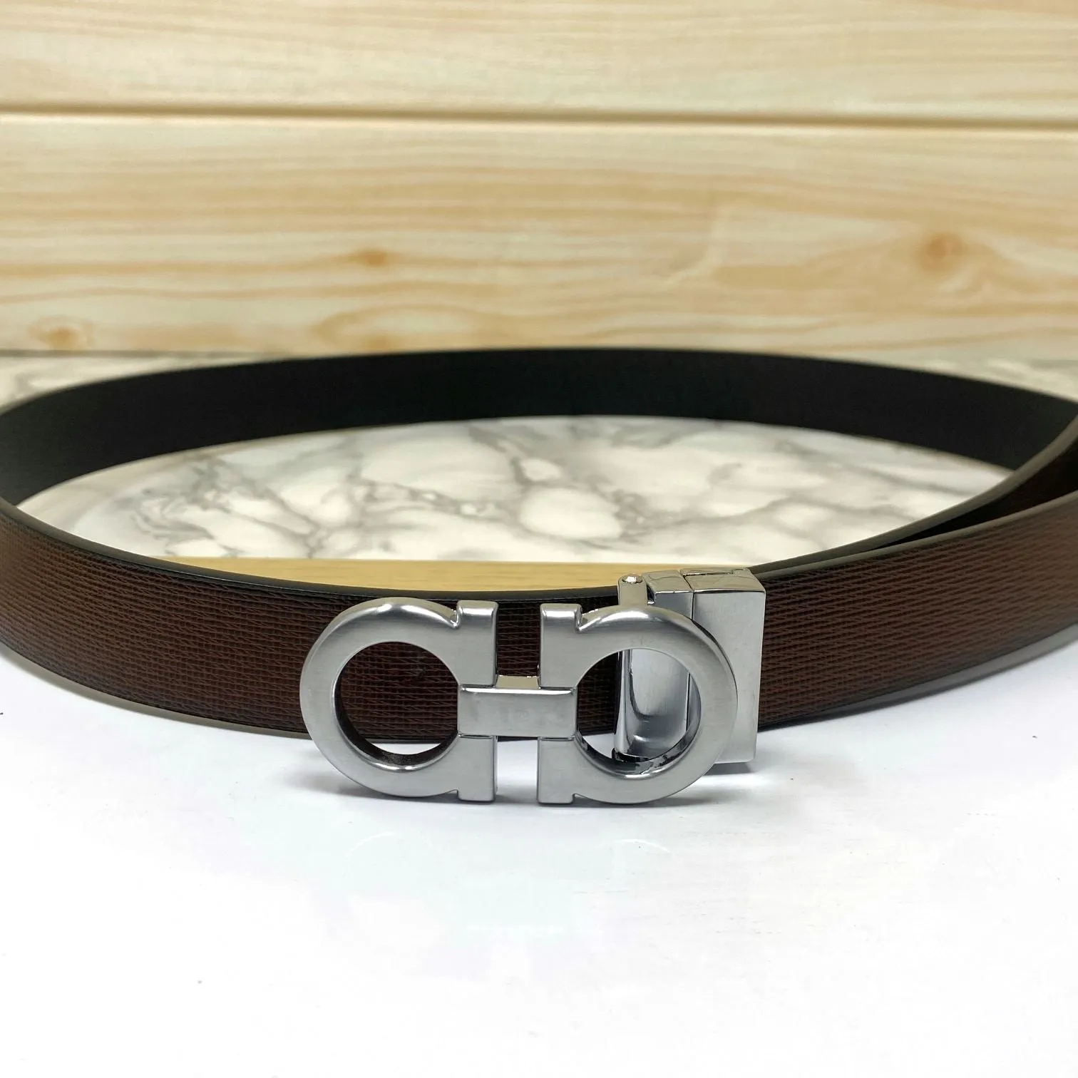 Trendy Small Design Reversible Strap Belt For Men-JonasParamount