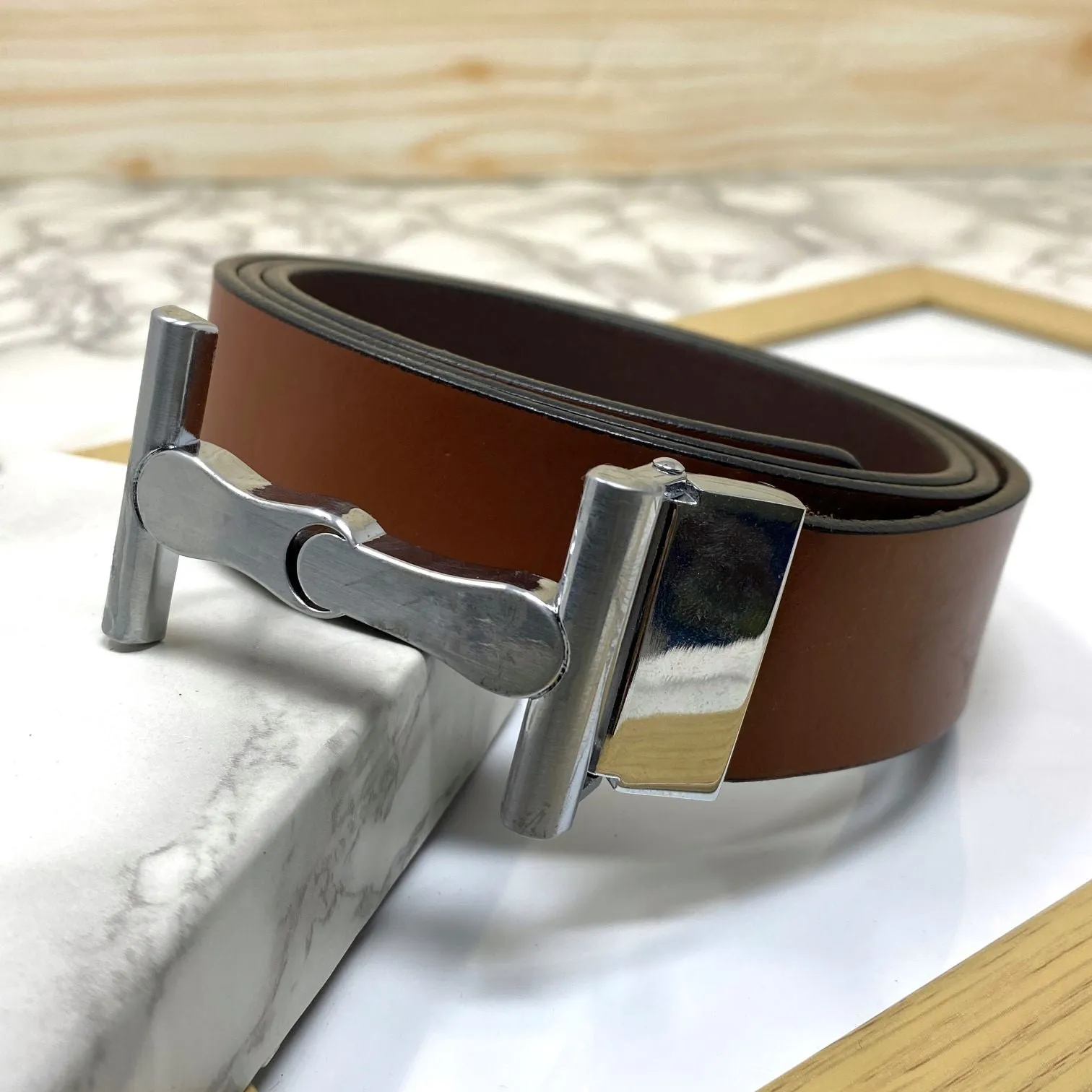 Vintage Design Leather Strap Belt-JonasParamount