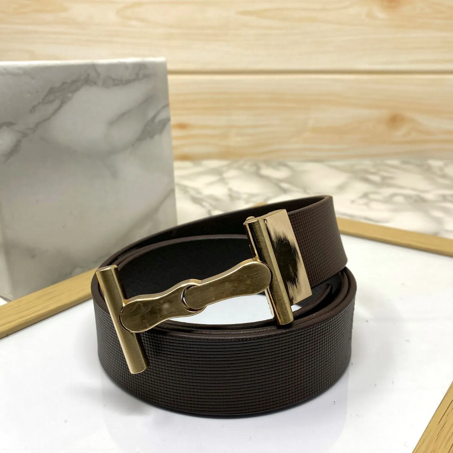 Vintage Design Leather Strap Belt-JonasParamount