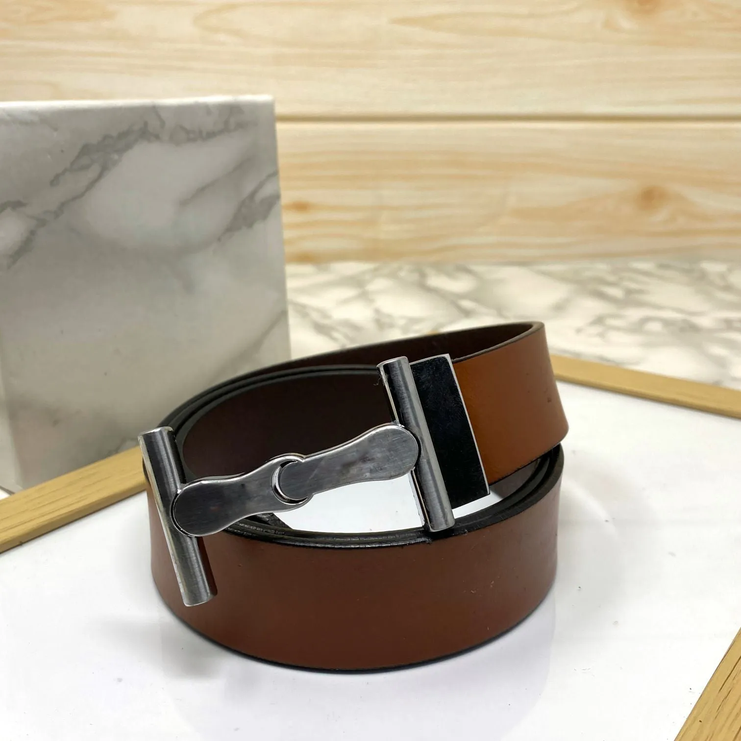 Vintage Design Leather Strap Belt-JonasParamount