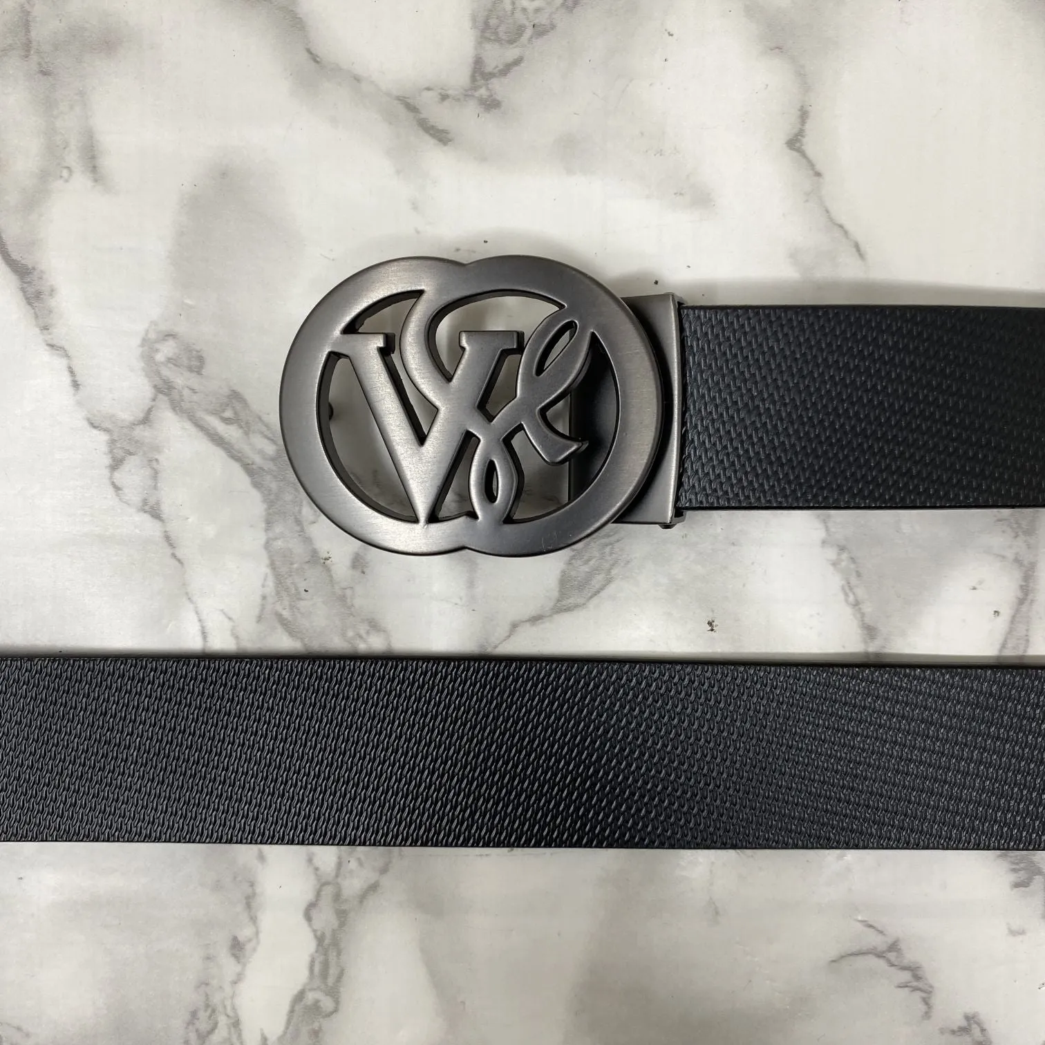 VSL Round Pin Buckle With Leather Strap-JonasParamount