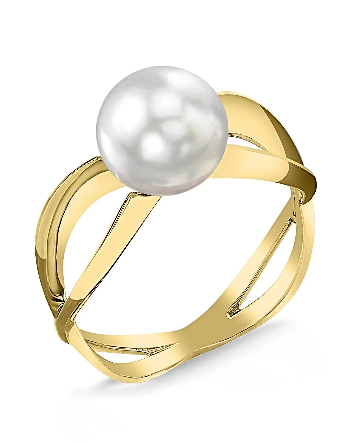 White South Sea Pearl Lana Solitaire Ring